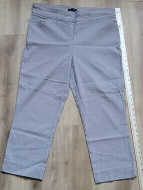 HILARY RADLEY Light Blue Pinstripe Pants